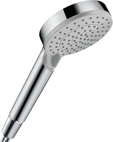 hansgrohe Vernis Blend - wassersparender Duschkopf 5 l/min (EcoSmart), Handbrause mit 2 Strahlarten, runde Duschbrause (⌀ 100 mm), Sparduschkopf mit Antikalk-Funktion, Chrom im Sale